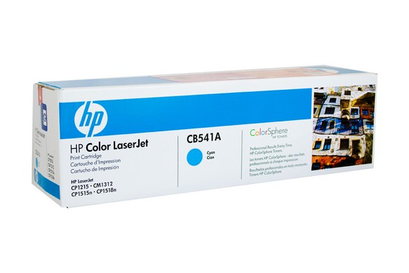 HP LaserJet 125A / CB541A Cyan toner cartridge - Click Image to Close
