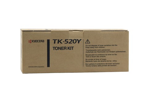 Kyocera TK520Y Yellow toner cartridge - Click Image to Close