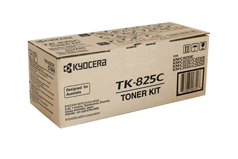 Kyocera TK825C Cyan Toner - Click Image to Close