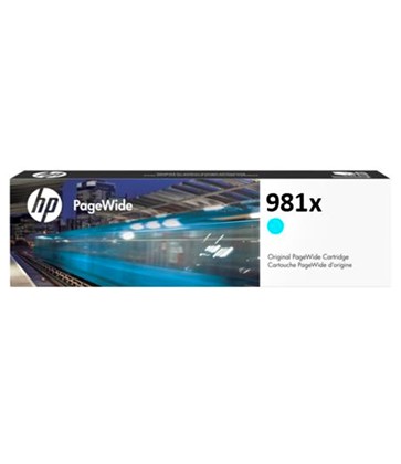HP #981X Cyan Ink L0R09A - Click Image to Close