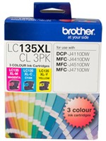Brother LC135XLCL Pack Colour ink cartridges