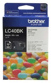 Brother LC40 Black ink cartridge - Click Image to Close