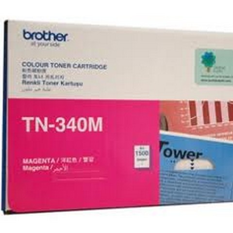 Brother TN-340m Magenta printer toner cartridge - Click Image to Close