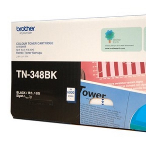 Brother Printer TN-348bk Black toner cartridge - Click Image to Close
