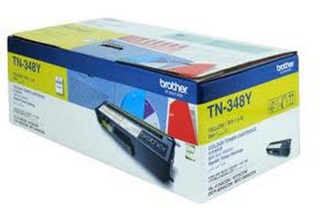 Brother Printer TN-348y Yellow toner cartridge - Click Image to Close