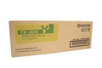Kyocera TK884Y Yellow toner cartridge - Click Image to Close